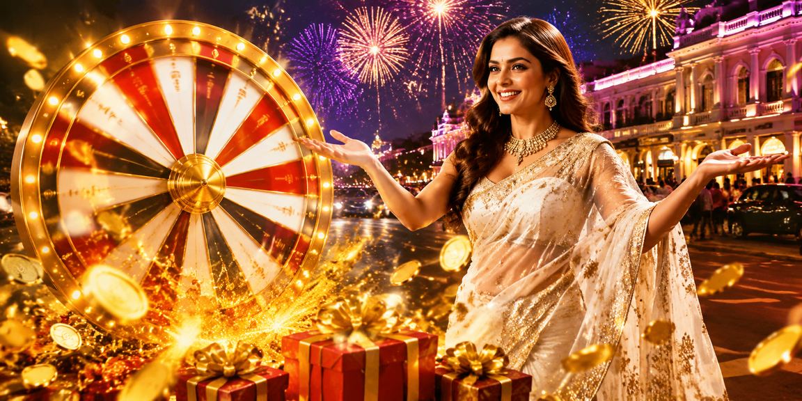 Delhi Connaught Place roulette game with festive atmosphere